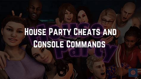 house party cheat codes|house party command codes.